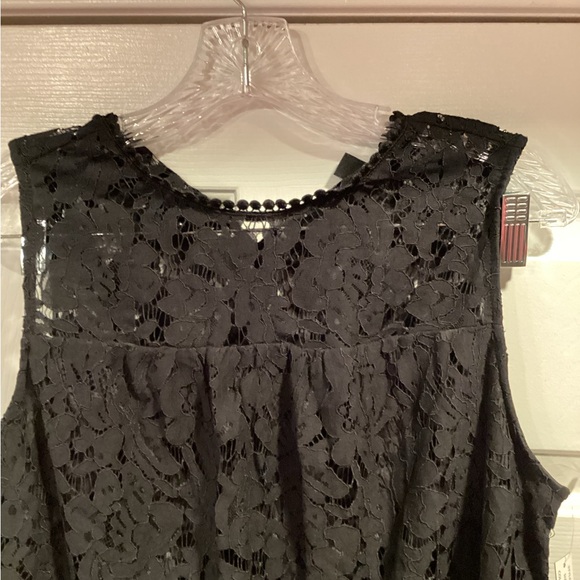 NWT Zac & Rachel Black Lace Top - Picture 3 of 7